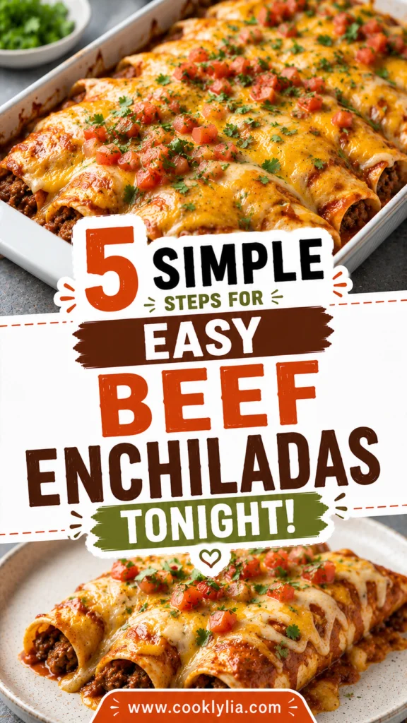 5-Ingredient Beef Enchiladas