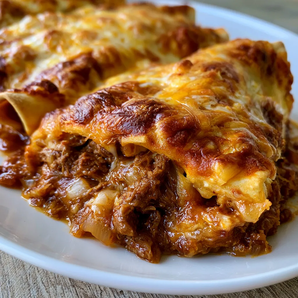5 Ingredient Beef Enchiladas