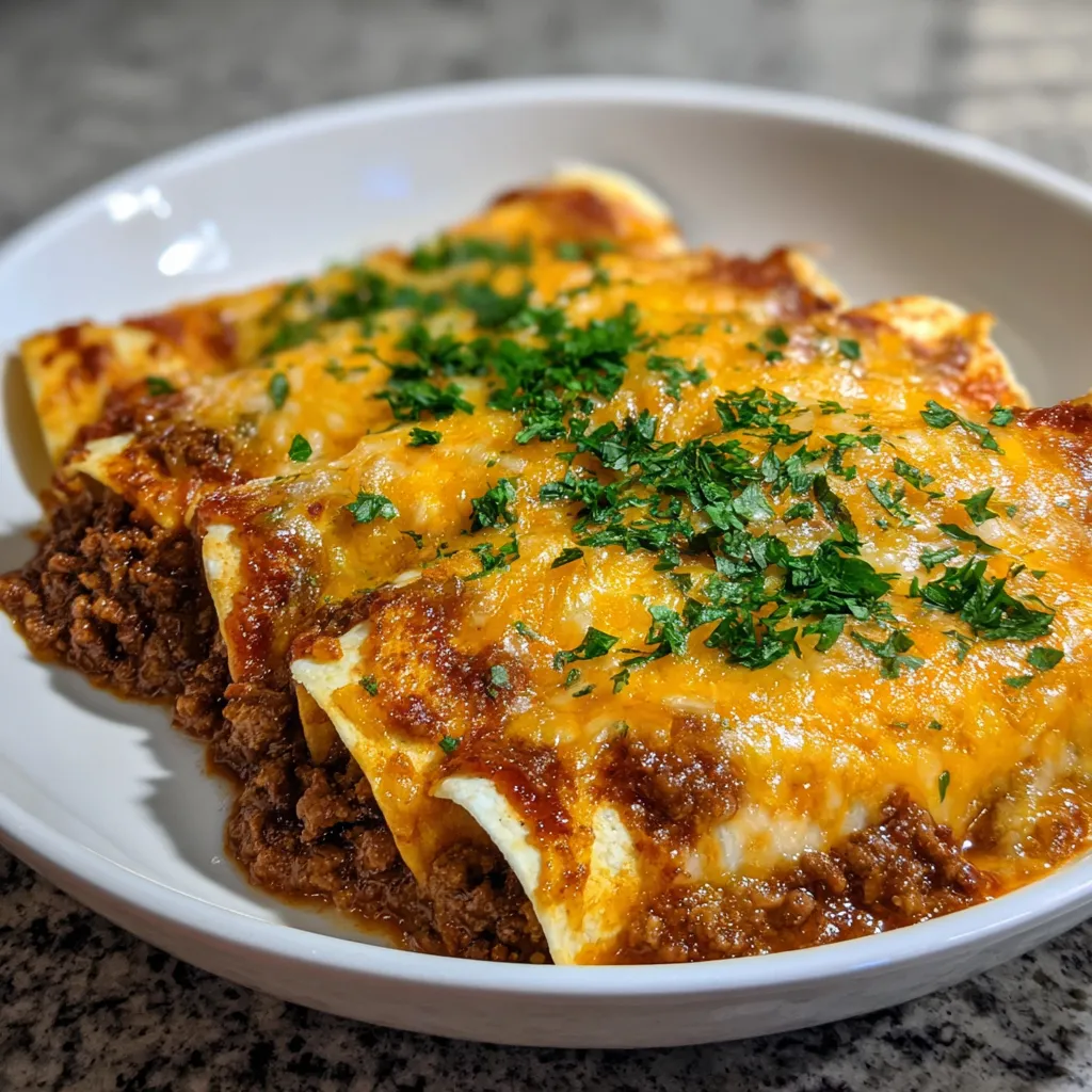 5-Ingredient Beef Enchiladas