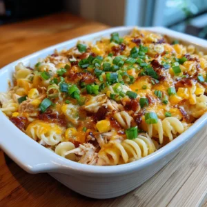 BBQ Ranch Chicken Casserole