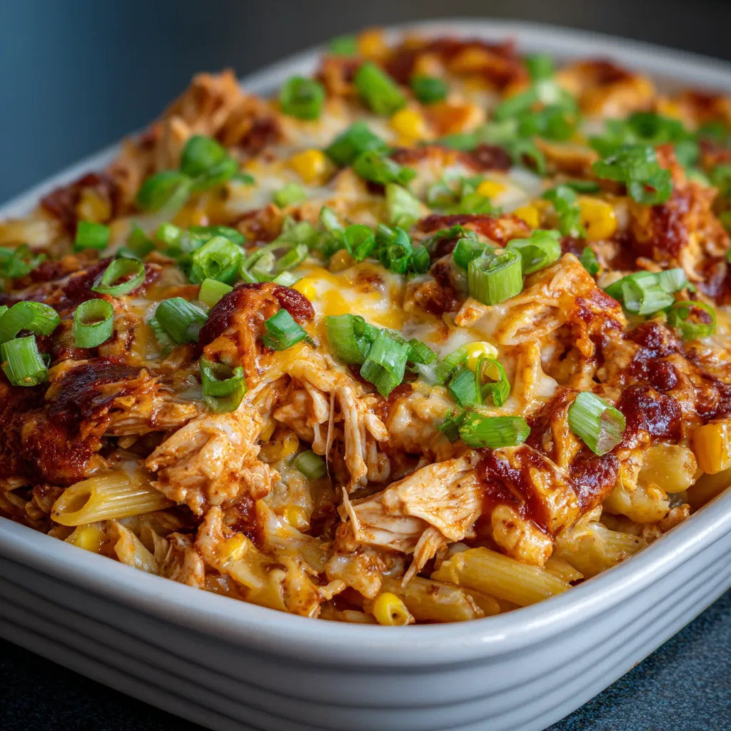 BBQ Ranch Chicken Casserole
