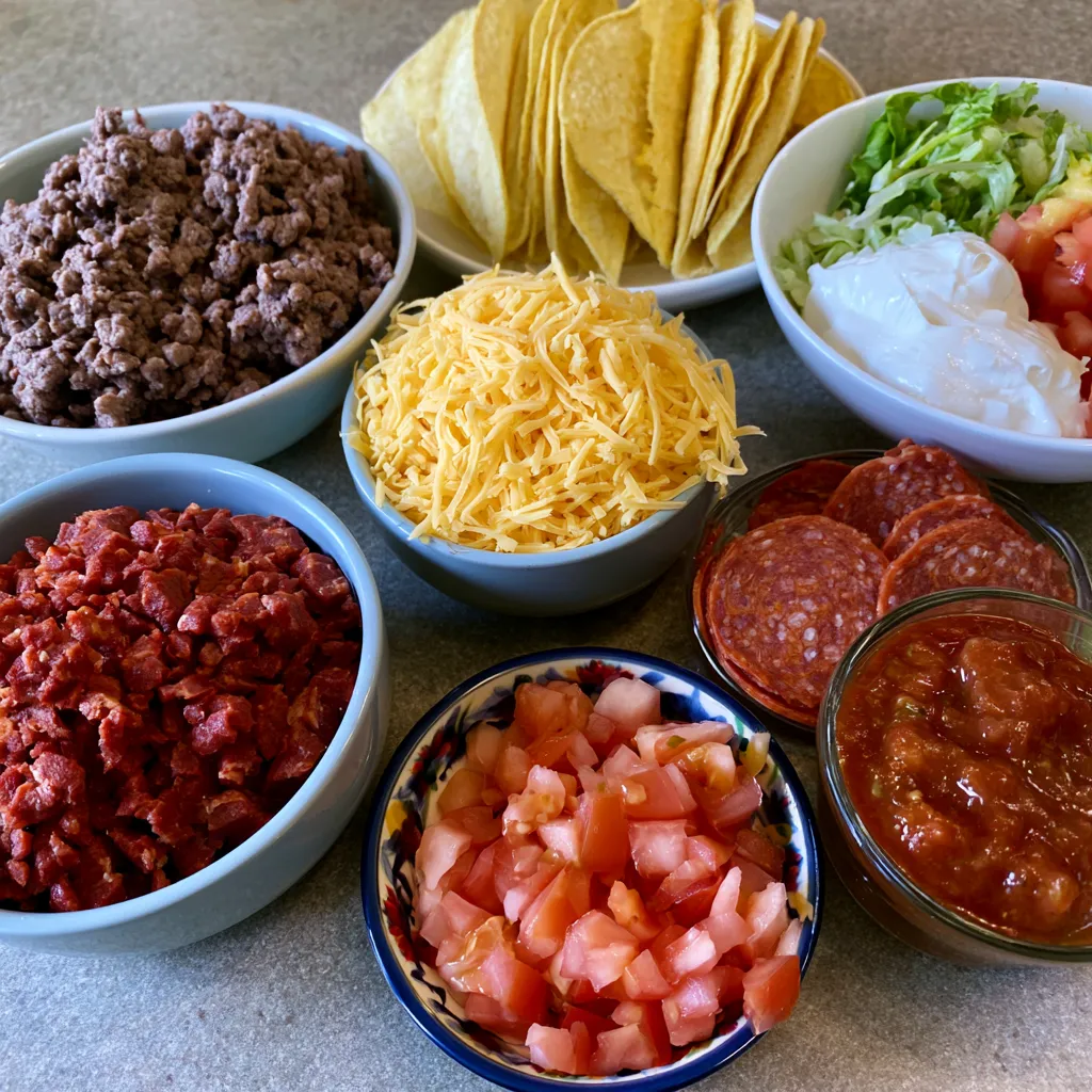 Beef and Cheese Oven Baked Tacos