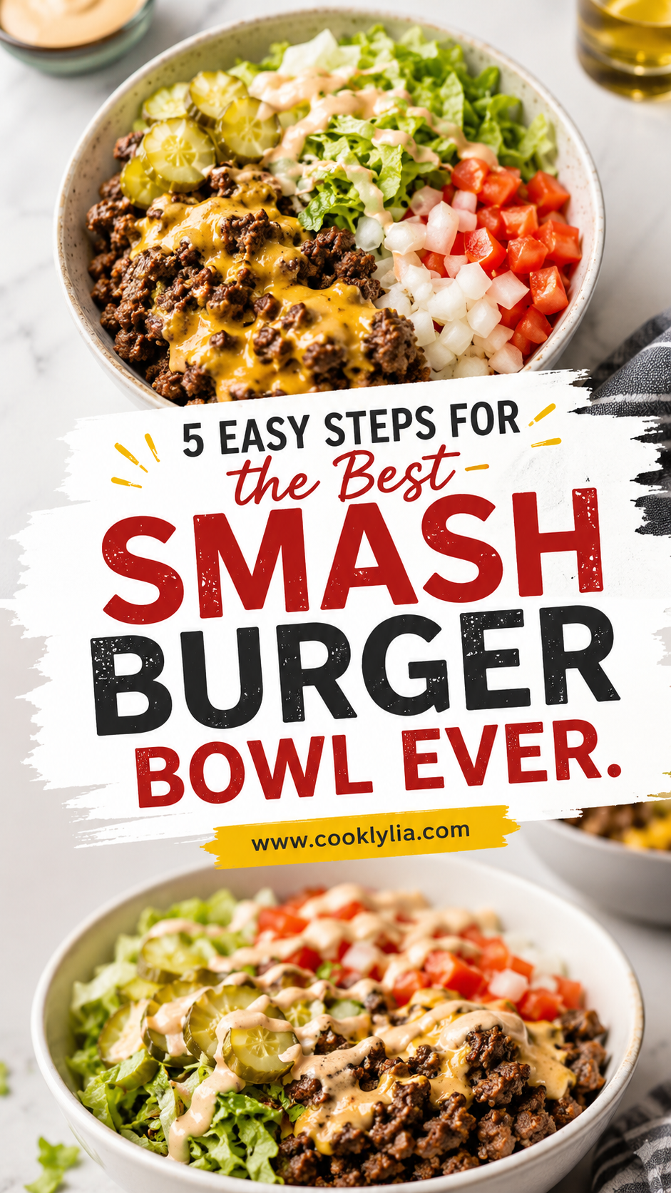 Best smash burger bowl