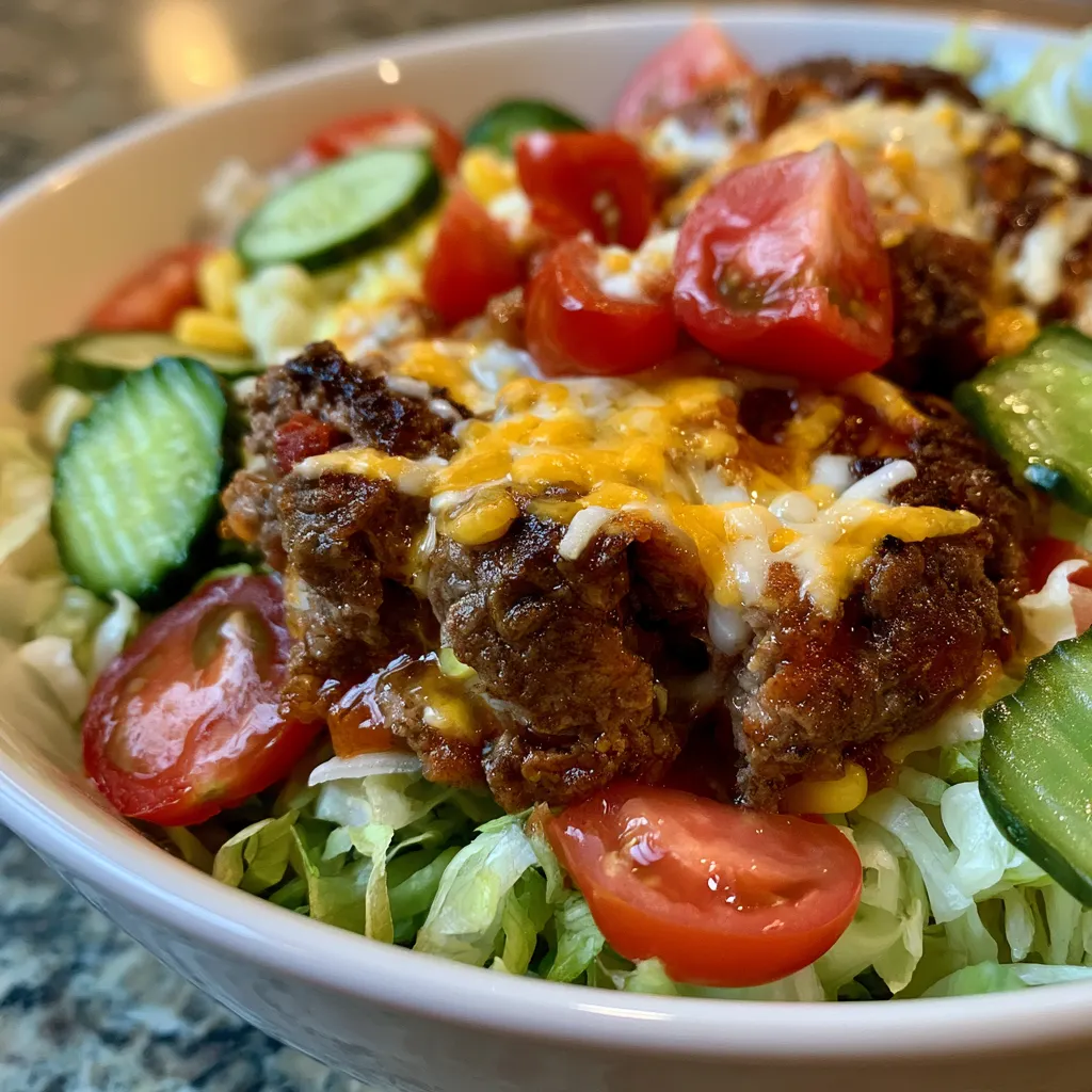 Best smash burger bowl