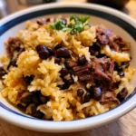 Black Beans and Rice with Smoked Beef