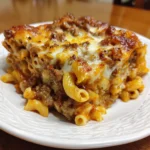 Cheesy Beef Pasta Dish