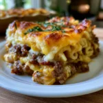 Cheesy Beef Pasta Dish