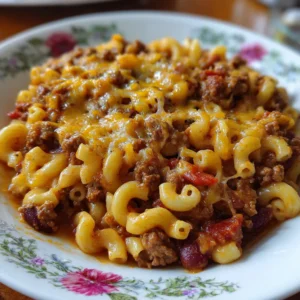 Cheesy Chili Mac
