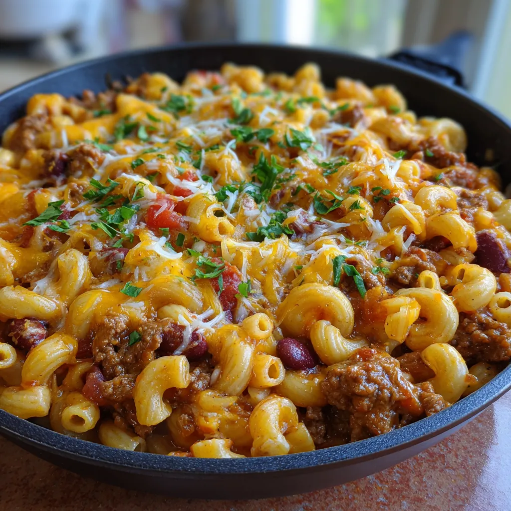 Cheesy Chili Mac