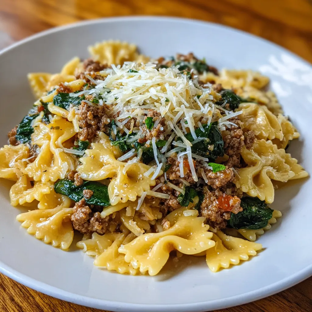 Cheesy Crockpot Ground Beef Pasta