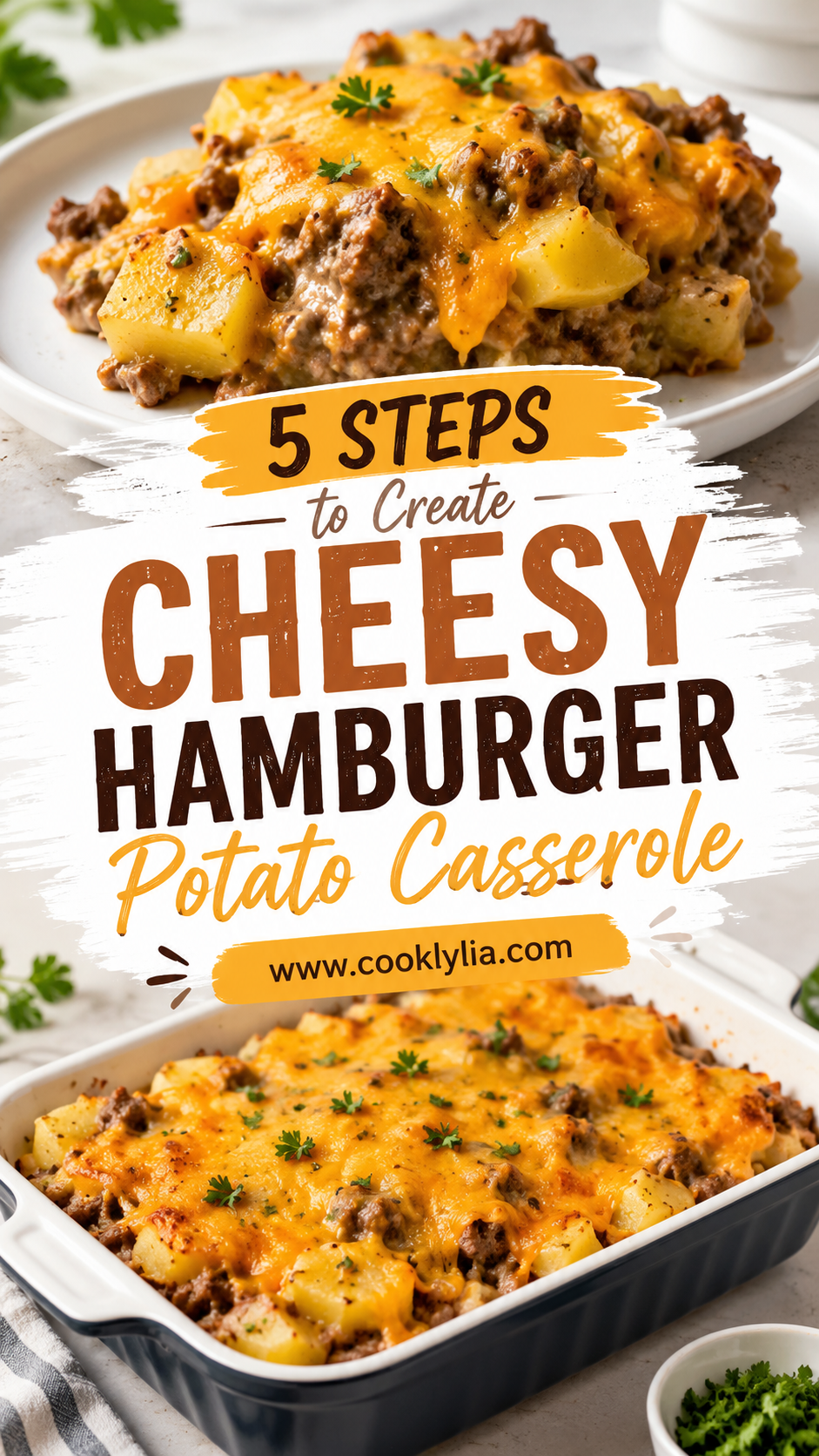 Cheesy Hamburger Potato Casserole