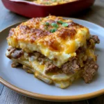 Cheesy Hamburger Potato Casserole