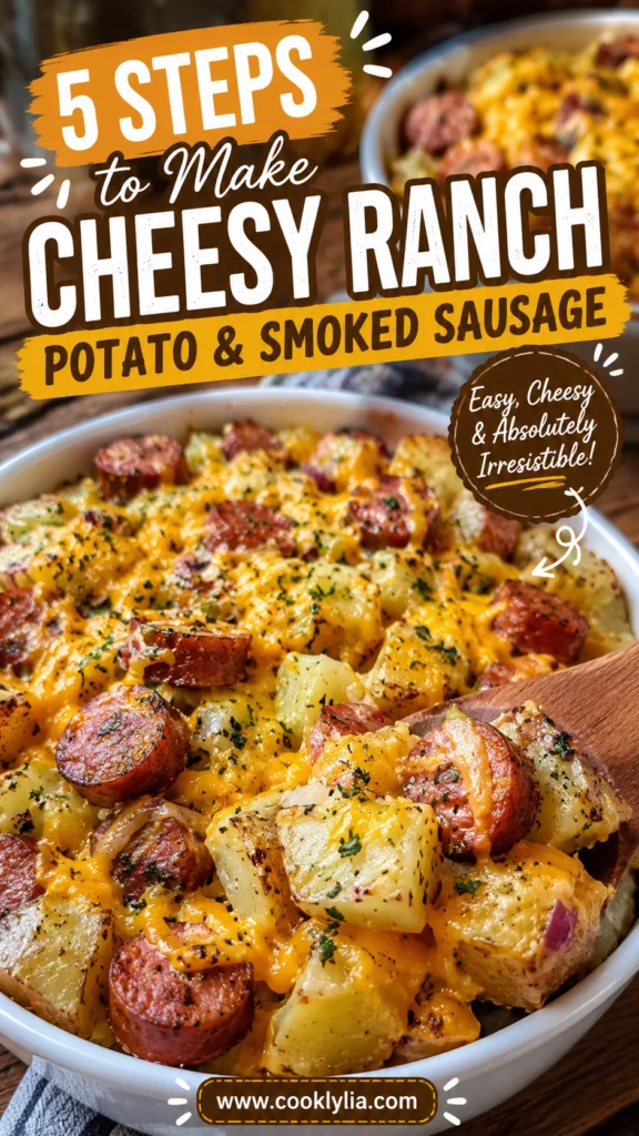 Cheesy Ranch Potato and Smoked Sausage