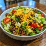 Chopped Tex-Mex Ground Beef Taco Salad