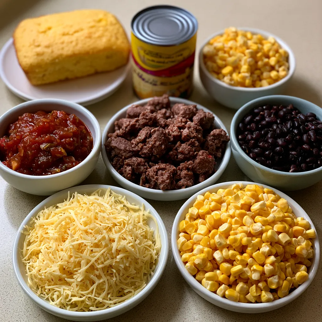 Cowboy Cornbread Casserole