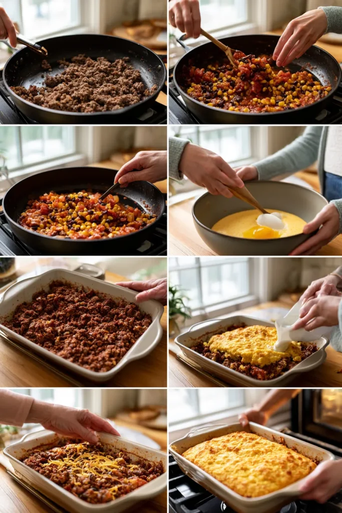 Cowboy Cornbread Casserole