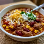 Creamy Beef Taco Soup