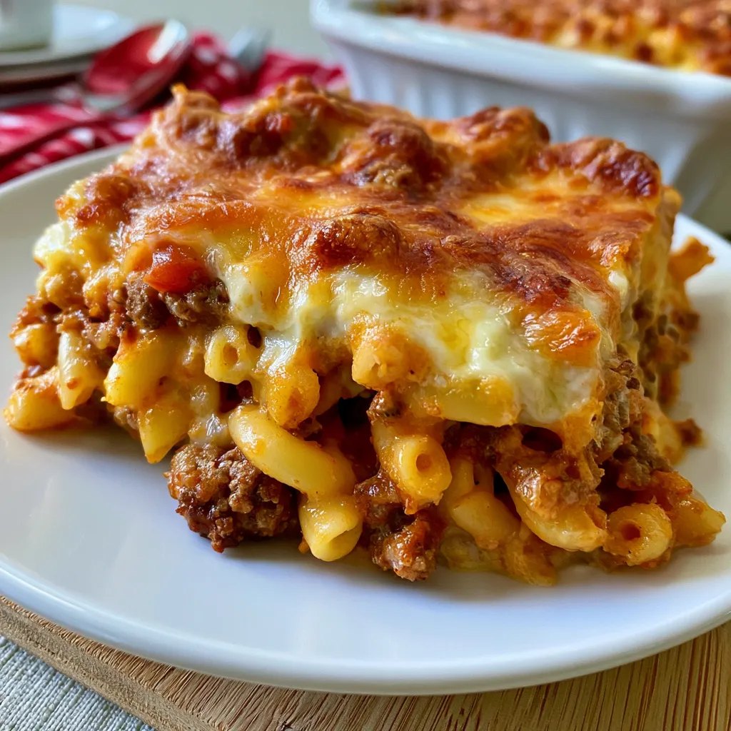 Creamy Cheeseburger Pasta Casserole