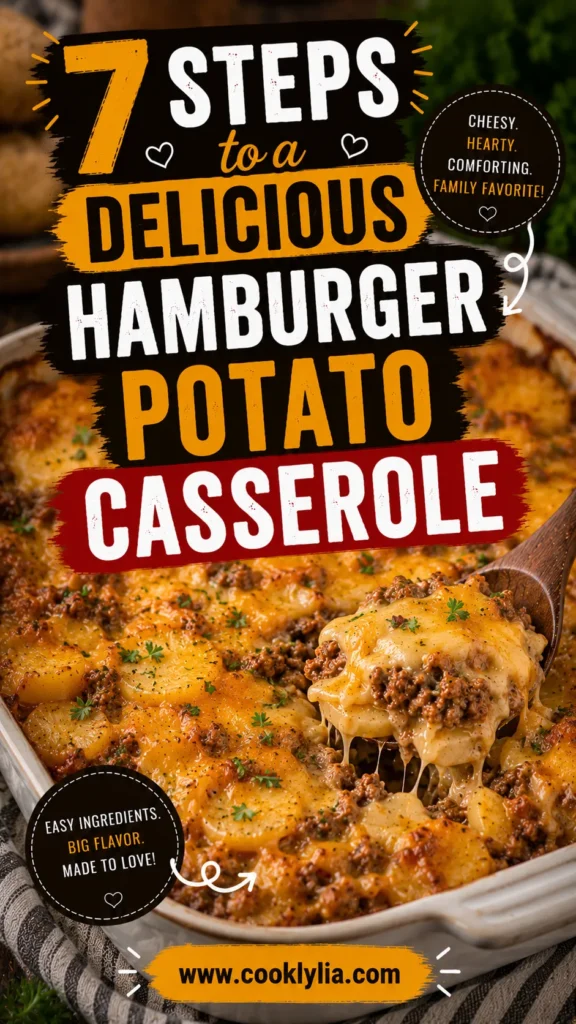Creamy Hamburger Potato Casserole