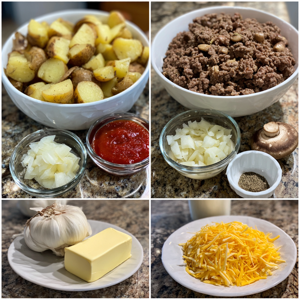 Creamy Meat and Potato Skillet Meal