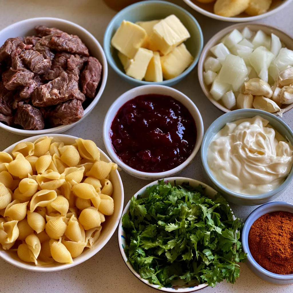 Creamy Paprika Steak Shells