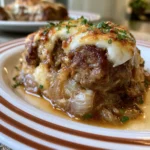 Crock Pot French Onion Meatballs