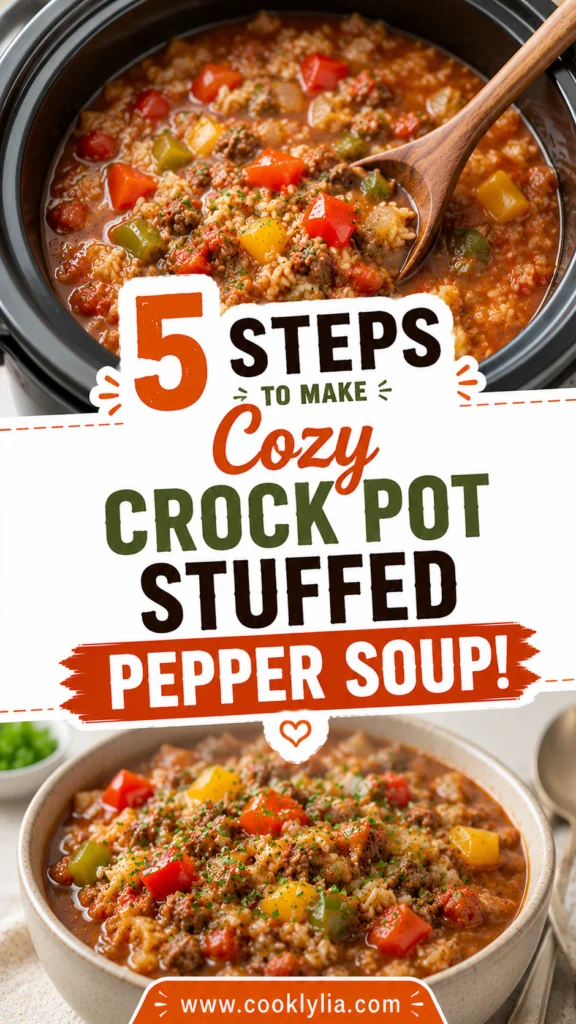 Crock Pot Stuffed Pepper Soup