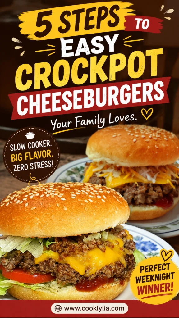 Crockpot Cheeseburgers
