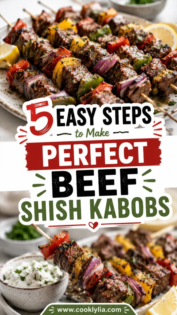 Easy Grilled Beef Shish Kabob Recipe