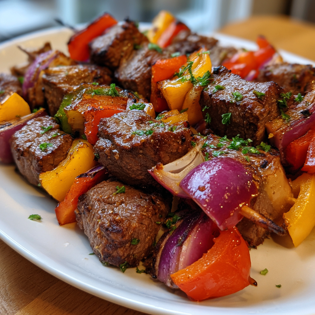Easy Grilled Beef Shish Kabob Recipe