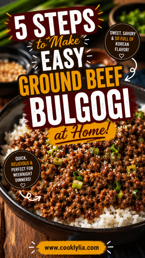 Easy Ground Beef Bulgogi Recipe