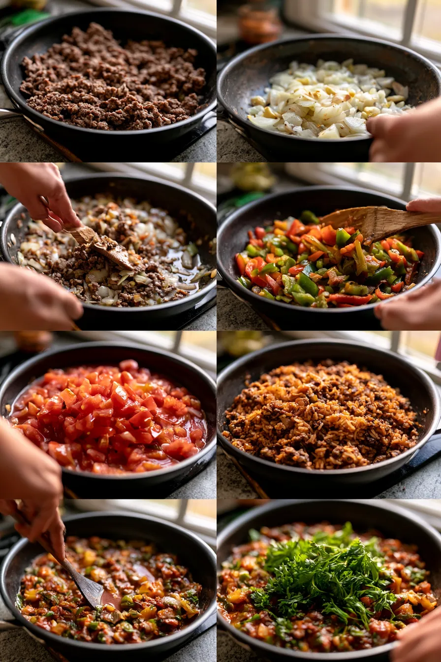 Easy Ground Beef Skillet Meal