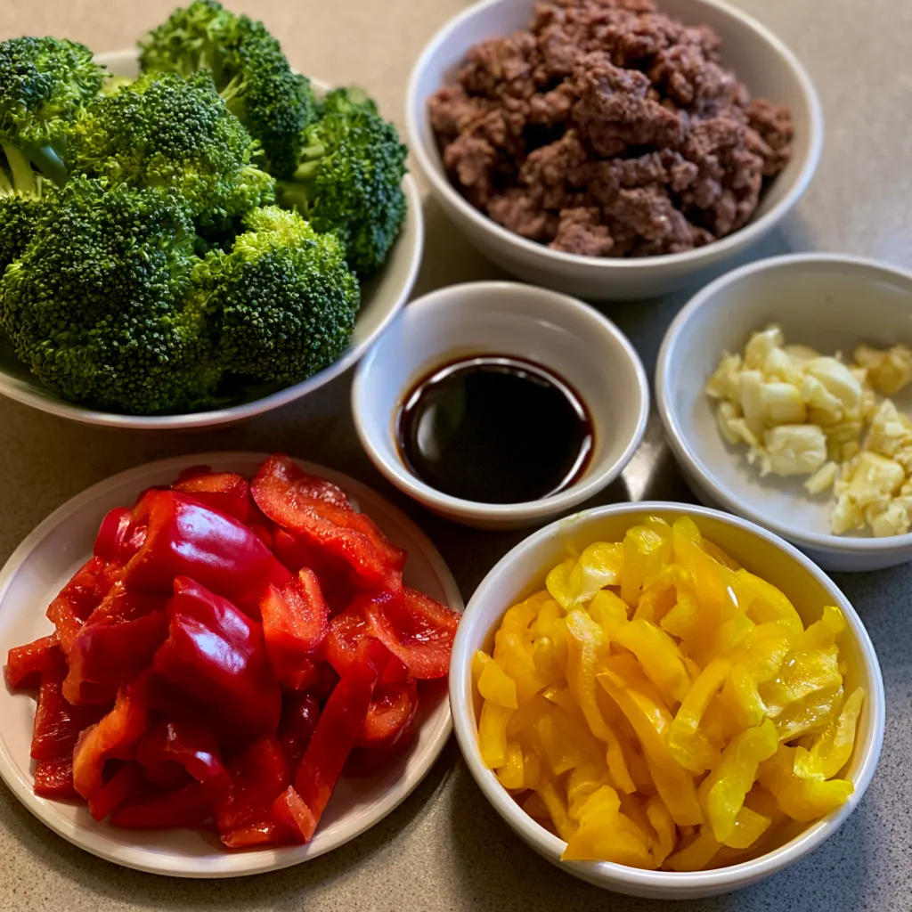 Easy Ground Beef Stir Fry