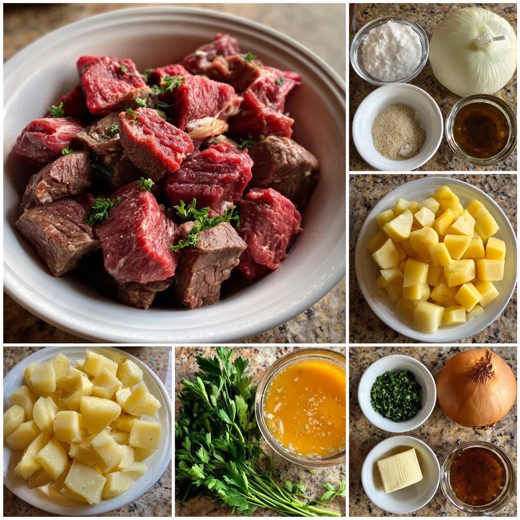 Easy One-Pan Creamy Meat & Potato Skillet