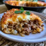 Easy One Pan Ground Beef and Rice Skillet