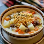 Easy Potato and Ground Beef Soup