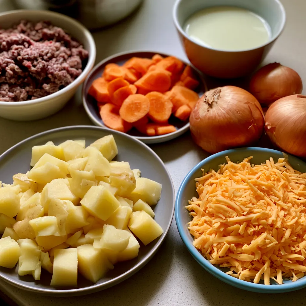 Easy Potato and Ground Beef Soup