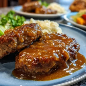 Easy Slow Cooker Salisbury Steaks