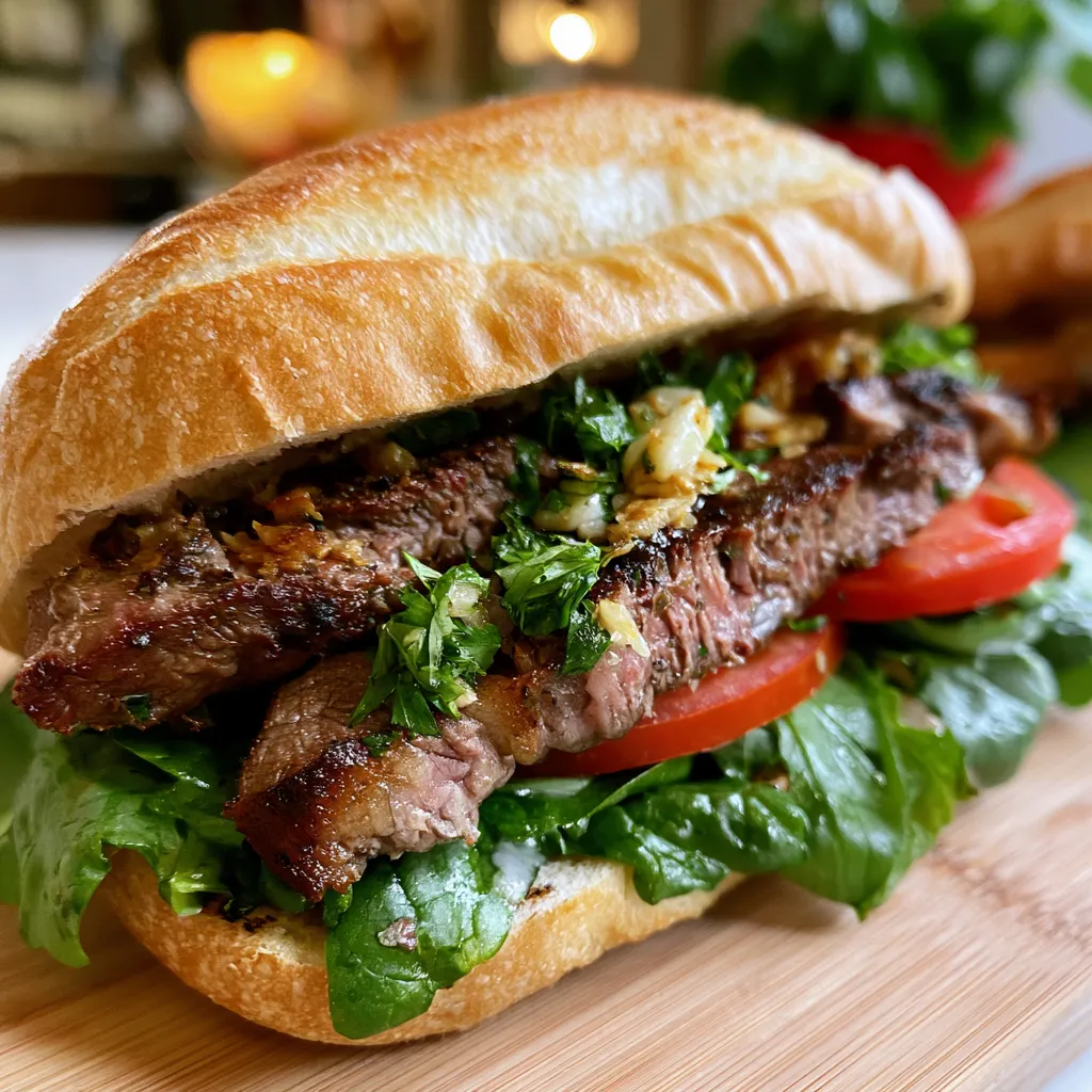 Easy Steak Sandwich Recipe