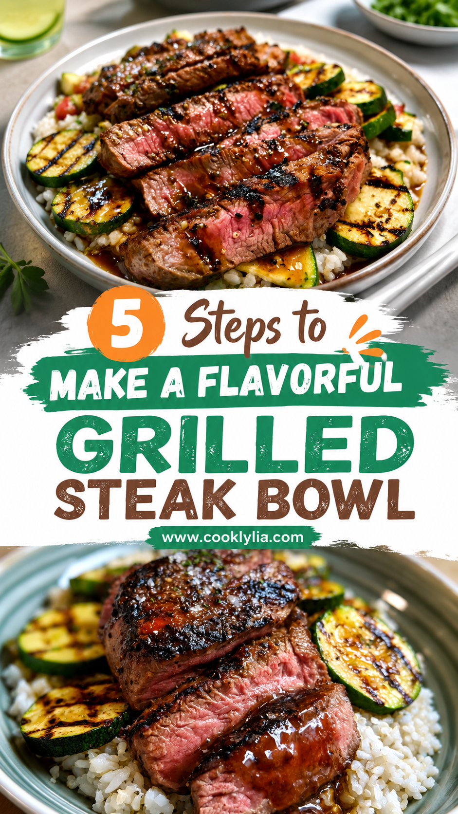 Grilled Steak Bowl with Sauce