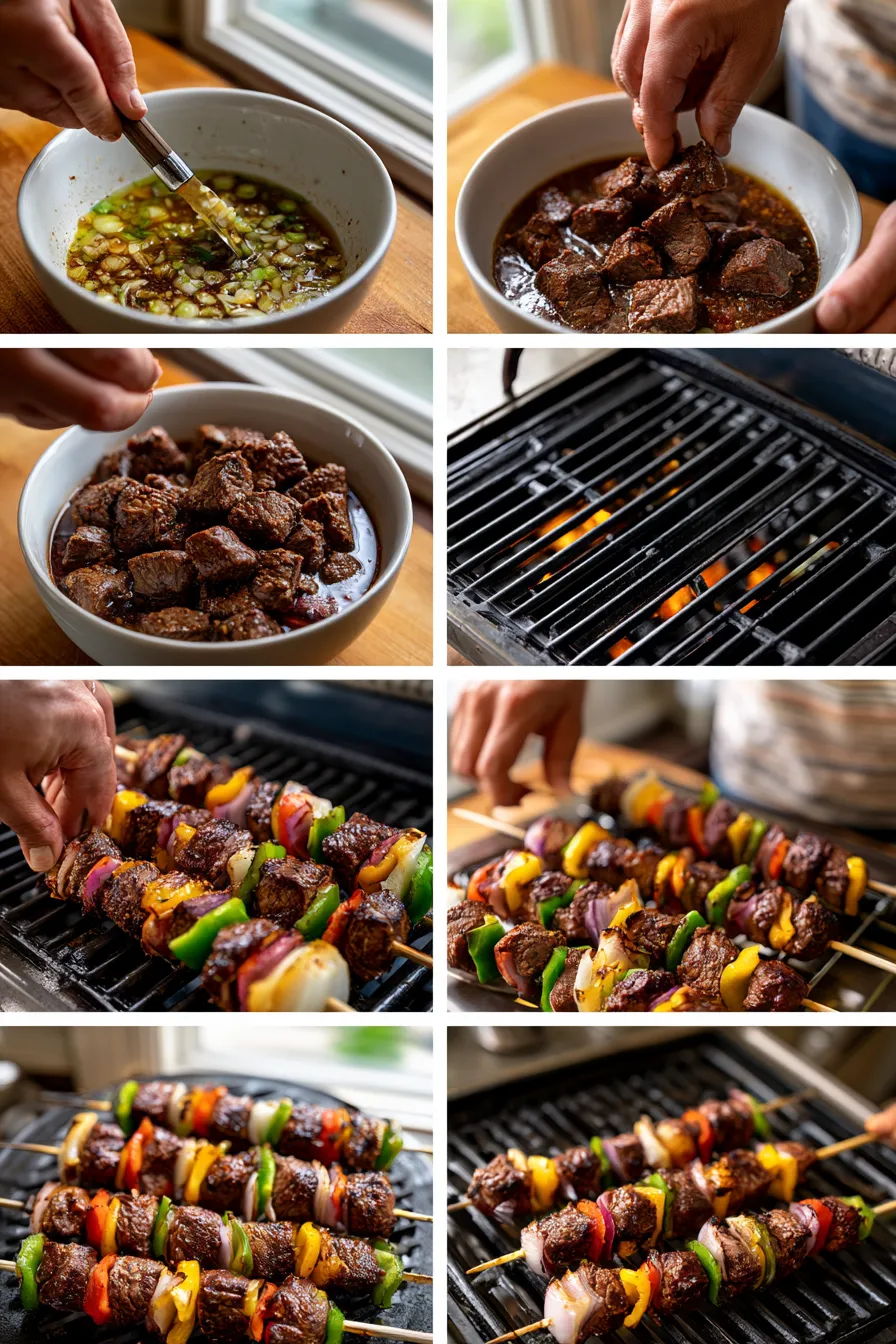 Grilled Steak Kabobs