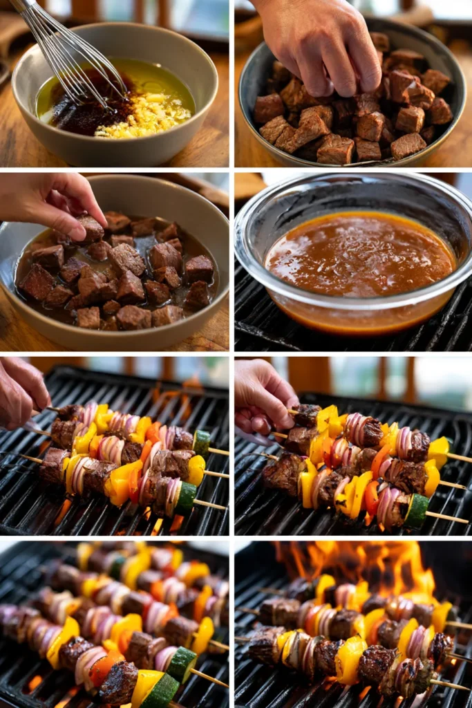 Grilled Steak Kabobs
