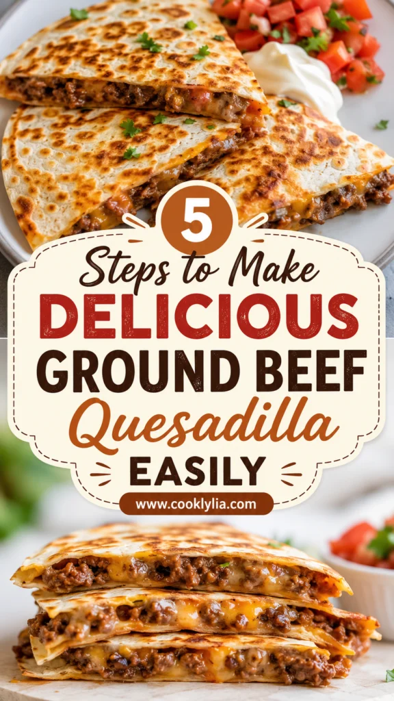 Ground Beef Quesadilla