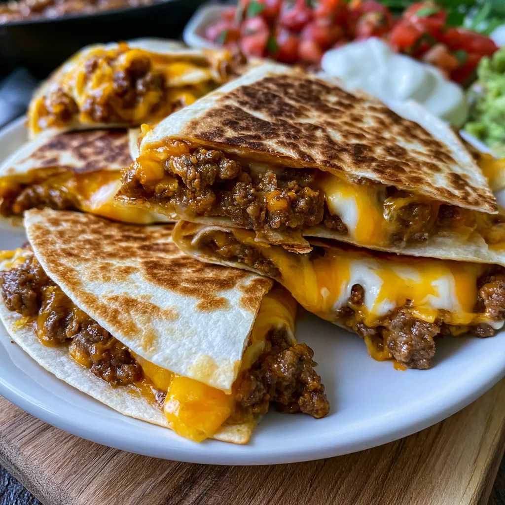 Ground Beef Quesadilla