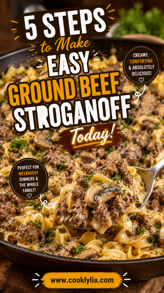 Ground Beef Stroganoff