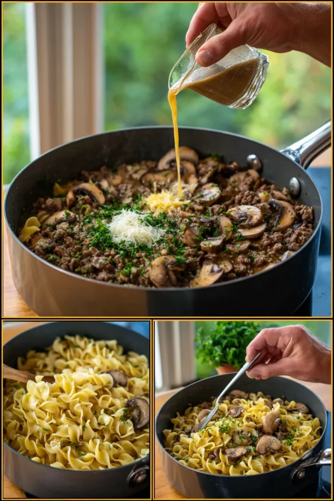 Ground Beef Stroganoff