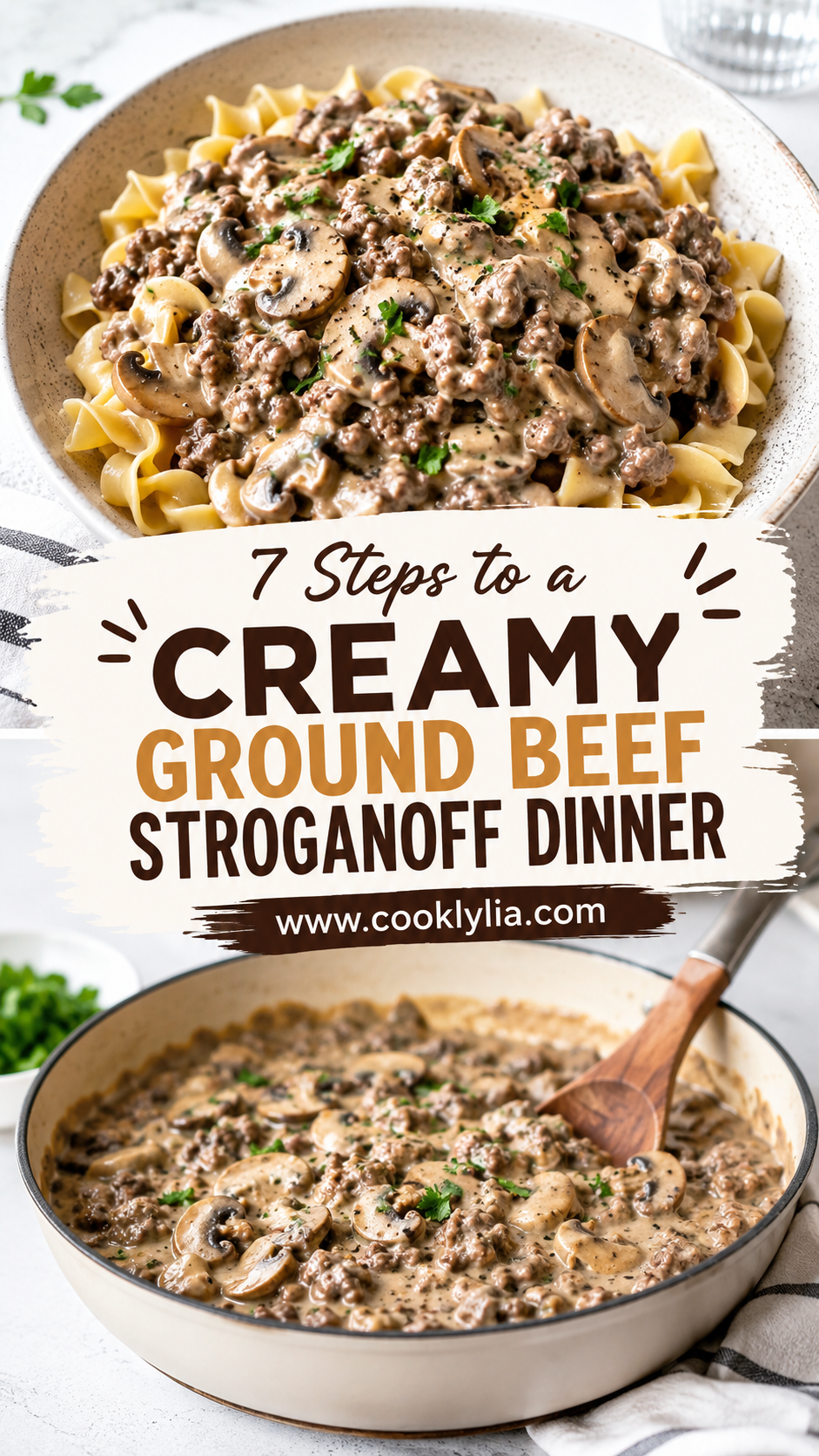 Ground Beef Stroganoff Recipe