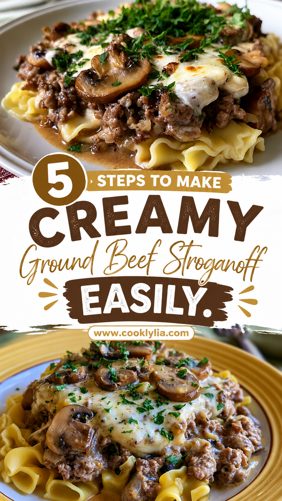Ground Beef Stroganoff Recipe