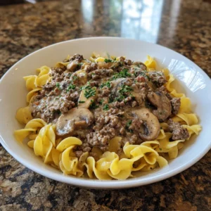 Ground Beef Stroganoff Recipe