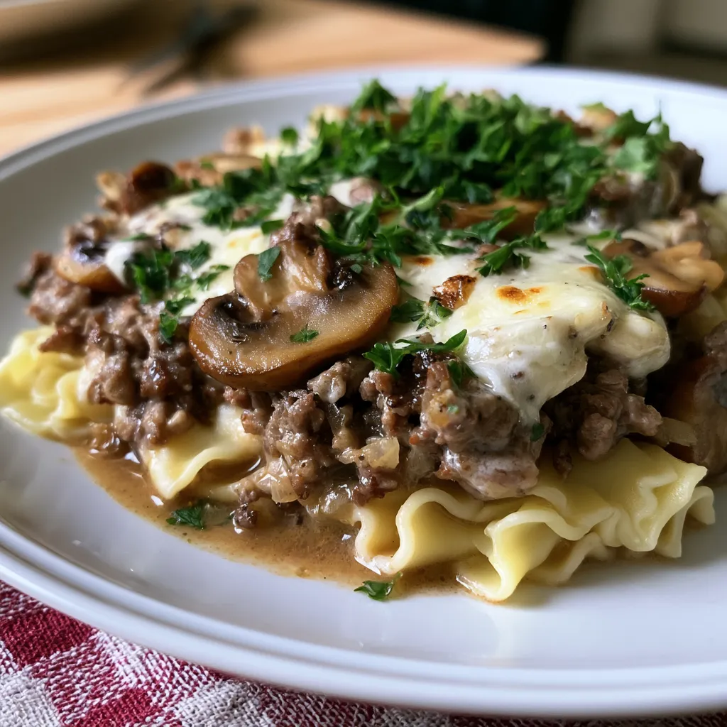 Ground Beef Stroganoff Recipe